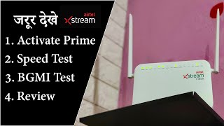 Airtel Xstream Fiber Speed Test  200Mbps  BGMI Test airtelxstreamfiber techathome [upl. by Notniw904]