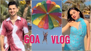 A Day in Goa  Watersports with Price Beautiful Beach Good Food😋 goa couplevlog [upl. by Ahgiela831]