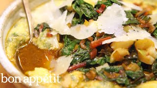 Carla Makes Healthy Weekday Polenta With Greens  Bin It To Win It  Bon Appetit [upl. by Akin]