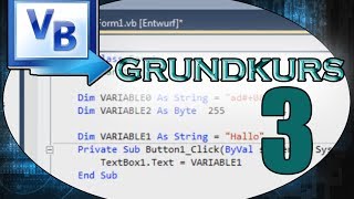 Visual Basic lernen Deklaration Teil 3 Grundkurs 2010 Tutorial deutsch [upl. by Bhatt318]