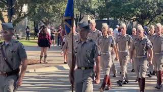 Texas AampM Corps of Cadets Campus March  October 5 2024 [upl. by Gesner]