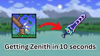 Terraria how to get Zenith in under 10 seconds [upl. by Gem]