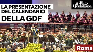 Guardia di finanza presentazione del calendario Zafarana quotContraffazione Danni per 37 miliardiquot [upl. by Haerr]