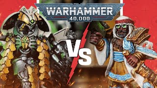 Astra Militarum vs Necrons  Warhammer 40k Battle Report [upl. by Hook191]