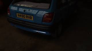 Mk3 fiesta 20 Zetec sound with bike carbs [upl. by Nnylkoorb]