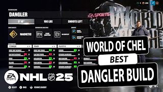 NHL 25 BEST DANGLER Player Build for World of Chel 95 SPEED [upl. by Nylitak]