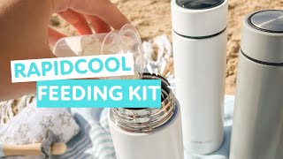 How to make a feed with Nuby RapidCool™ Kit  Nuby UK [upl. by Nadeen356]