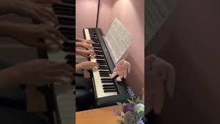 Canon in D Major piano duet [upl. by Joeann521]