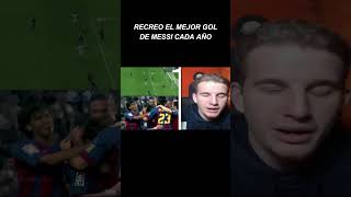 Recreo el MEJOR gol de MESSI Cada Año [upl. by Bonucci]