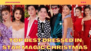 Mare TOP 10 BEST DRESSED STAR MAGICAL CHRISTMAS in MEN and WOMEN Category [upl. by Adnelg]