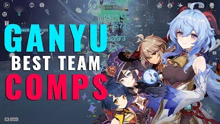 GANYU BEST TEAM COMPS  FREEZE amp MELT  GENSHIN IMPACT [upl. by Anyek]