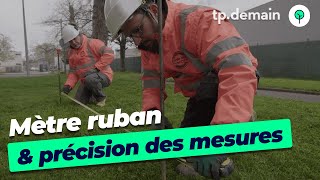 Comment utiliser et positionner son mètre ruban correctement en topographie [upl. by Kcirddet182]