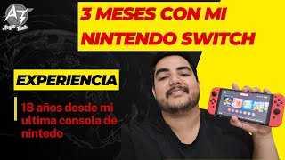 3 meses usando la nintendo switch18 años sin una consola de nintendo [upl. by Nylahs]