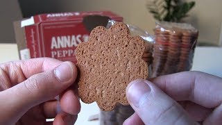 Annas Pepparkakor Original Swedish Thin Gingerbread UNBOXING [upl. by Varney]