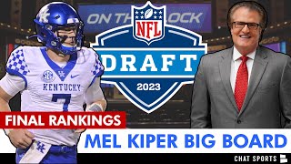 Mel Kiper’s 2023 NFL Draft Big Board FINAL Top 25 Prospect Rankings [upl. by Hsital474]