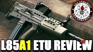 GampG L85A1 ETU Airsoft Gun Unboxing and Review [upl. by Kironde]