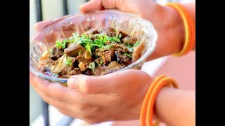 How to cook mutton liver and lungs Mutton liver semigravy recipe  Spicy and traditional [upl. by Kappenne]