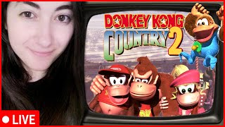 🔴 Jogando com TODOS os 4 Kongs  Donkey Kong Country 2 The Kongs Team [upl. by Hump]