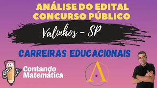 Análise do Edital de Valinhos 2024  AVANÇA SP [upl. by Olivier]