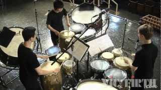 Okho by Iannis Xenakis performed by the Peabody Percussion Trio [upl. by Cotter]