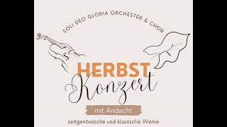 Christliche Gemeinde Rhön Livestream Soli Deo Gloria Orchester und Chor [upl. by Flessel]