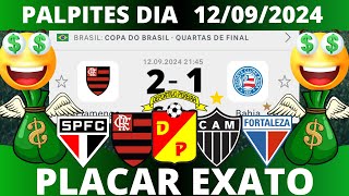 Palpites de Futebol para hoje 12 09 2024 Placar Exatofutebolalienpalpites [upl. by Ecnerwal622]