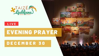 Taizé Ljubljana  Evening prayer December 30 [upl. by Gwynne402]