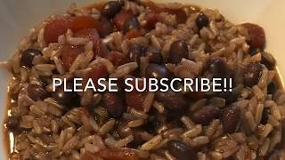 Instant Pot Black Beans and Brown Rice VEGAN [upl. by Rafferty]