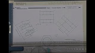 How to draw Auxiliary views  4 Elevation Higher Graphics [upl. by Reinold]