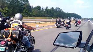 Hells Angels ride to Canada [upl. by Weisbart393]