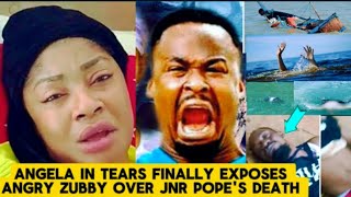 Angela In TEARS BLAST amp EXPOSES ANGRY Zubby Michael Over Jnr Popes DEATH jnrpope trending [upl. by Direj]