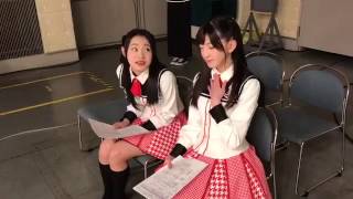 【NGT48 生放送直前のぽんちゃん（長谷川玲奈）＆りったん（菅原りこ）】20161227 [upl. by Cinemod]