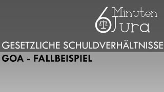 Gesetzliche Schuldverhältnisse  Fallbeispiel zur GoA [upl. by Leima]