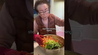 my korean grandma’s radish kimchi recipe part 2 shorts [upl. by Ayerdna136]