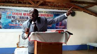 Break Camp And Advance Deut 167 by Pst Zadock Vidolo at Musingu YM Quakermen conference June 2021 [upl. by Annuhsal]