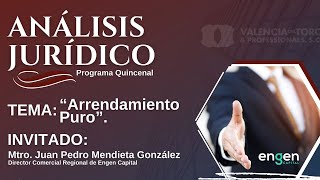 🔴 Análisis jurídico Arrendamiento Puro [upl. by Gearard96]