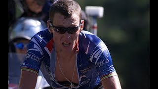 Tour de France 2001  stage 11mountain TT  Lance Armstrong destroys Jan Ullrich [upl. by Nathan833]