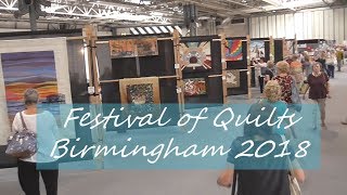 Festival of Quilts 2018 [upl. by Nosnek276]