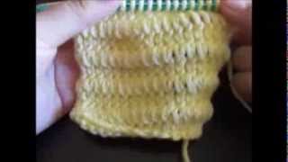 How To Knit The Stockinette Elongated Stitch [upl. by Zeralda599]