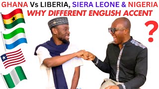 EXPOSED😲 WHY AFRICANS SPEAKS DIFFERENT ENGLISH ACCENT  GHANA LIBERIA NIGERIA  SIERRA LEONE [upl. by Drarrej723]