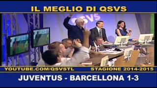 QSVS  I GOL DI JUVENTUS  BARCELLONA 1 3  FINALE CHAMPIONS LEAGUE TELELOMBARDIA  TOP CALCIO 24 [upl. by Ecinej838]