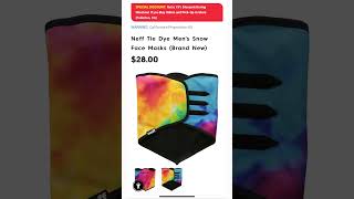 Motorhelmets Store Sale Neff Camo and Tie Dye Mens Snow Face Masks shorts youtubeshorts discount [upl. by Aikaz1]