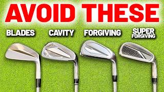 Which GOLF CLUBS should YOU use Blades vs Cavity Backs vs Forgiving Irons [upl. by Leicam]