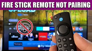 Fire Stick Remote Not Pairing [upl. by Berman]