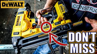 DeWALT XR Concrete Nailer HAS A SPECIAL FEATURE dont overlook this [upl. by Modie335]