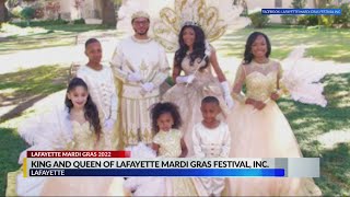 King and Queen of Lafayette Mardi Gras Association [upl. by Baal]