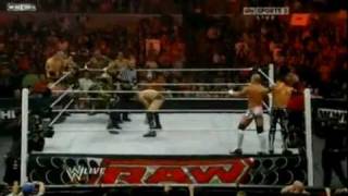 WWE Raw 72610 Tag team elimination match Team Raw vs Team NXT  the nexus [upl. by Atiuqram]