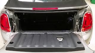 New 2019 MINI Cooper Hatch  Checking Out Cargo Area  Trunk Space  Convertible [upl. by Bidget]