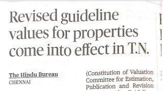 ஜூலை 1 முதல் தமிழகத்தில் சொத்துகளுக்கான திருத்தப்பட்ட வழிகாட்டுதல் மதிப்புகள் அமலுக்கு வருகின்றன [upl. by Emse376]