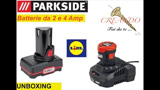 batteria da 2 e 4 Amp  parkside giusto per vedere differenze [upl. by Thebazile]